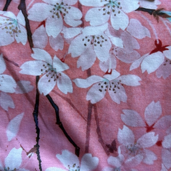 New Noracora Womens Cherry Blossom Pink Floral Tee size XXL - Picture 13 of 13